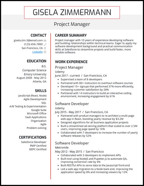managerial duties for resume|Manager Resume Examples & Templates (2024) · Resume.io.